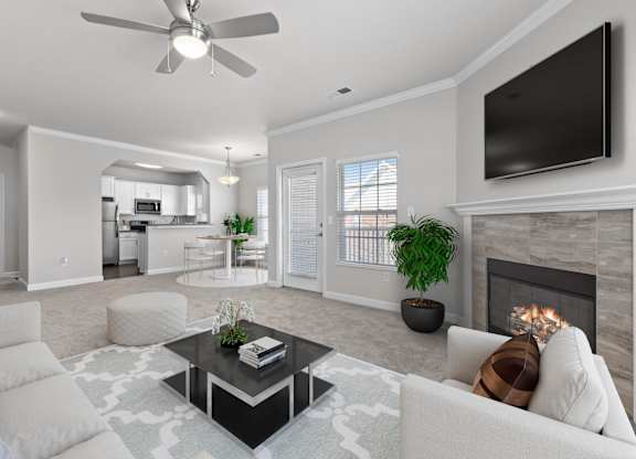 Chardonnay Living Room at The Retreat at Carmel, Carmel