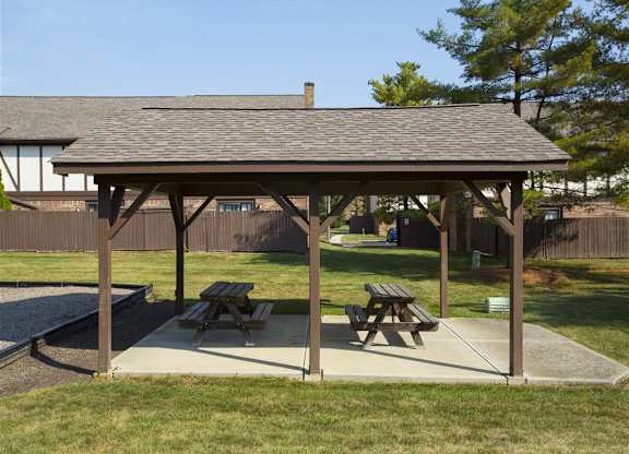 Picnic Areas at Woodland Springs Apartment Homes, Carmel, IN, 46033