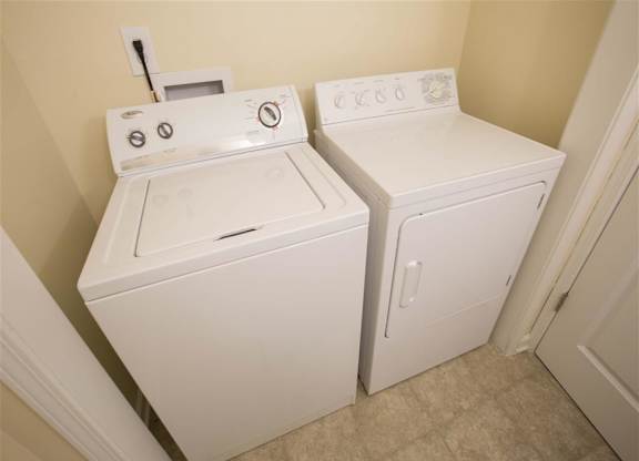 Washer/Dryer Connections at Woodland Springs Apartment Homes, Carmel, IN, 46033