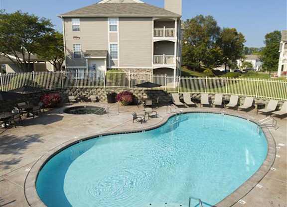 Sparkling Swimming Pool at Sand Creek Woods Apartments, Fishers, Indiana