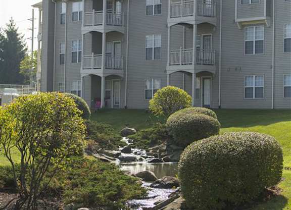 Lush Landscaping at Sand Creek Woods Apartments, Fishers, IN, 46037