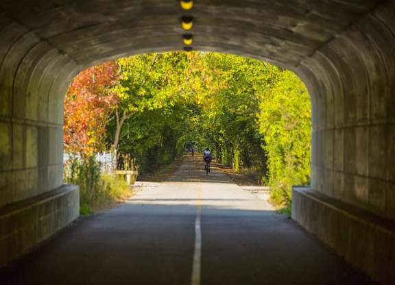 Tunnel into the Green Park at The Retreat at Carmel, Carmel