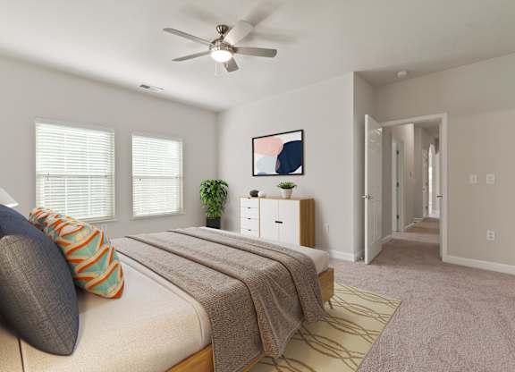 Monterey Primary Bedroom at The Retreat at Carmel, Carmel, 46280