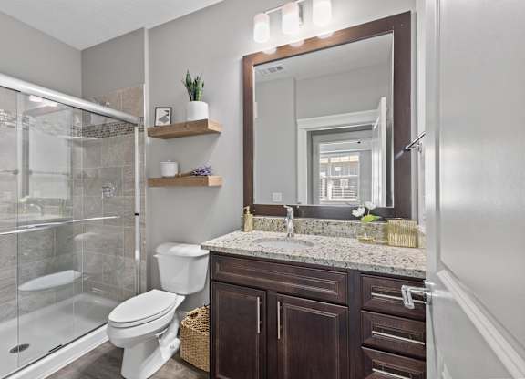 Custom Walkin Shower at Sunrise on the Monon, Indiana, 46280