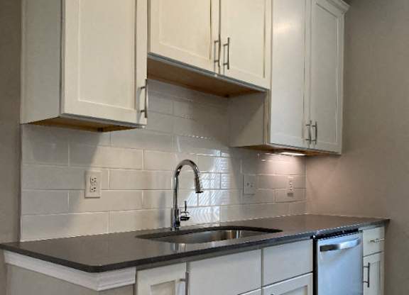 Kitchen Cabinets at Sand Creek Woods Apartments, Fishers, Indiana