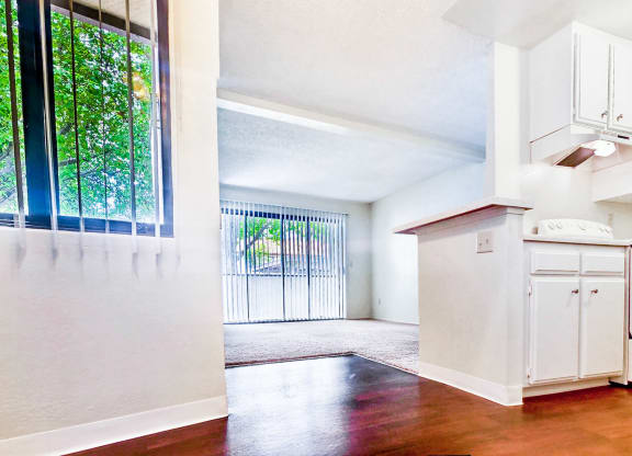 Village Park Apartments Wood Floors in Dining Area
