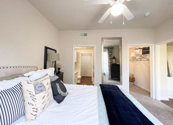Bright and spacious bedrooms at Cypress Lake at Stonebriar in Frisco, TX!