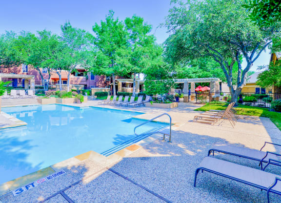 1 of 3 Pools with Cabanas at The Winsted at Valley Ranch in Irving, TX, For Rent. Now leasing 1 and 2 bedroom apartments.