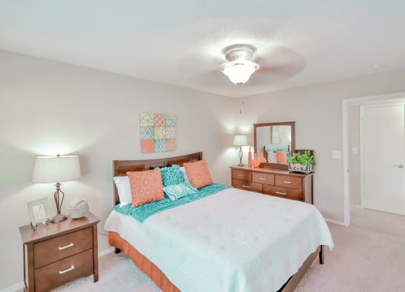 Spacious bedrooms