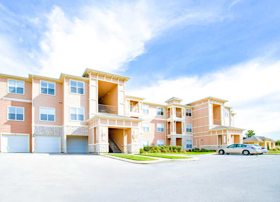 Garage parking available at Sonoma Grande Apartments in South Tulsa, OK 1, 2 & 3 Bedrooms.