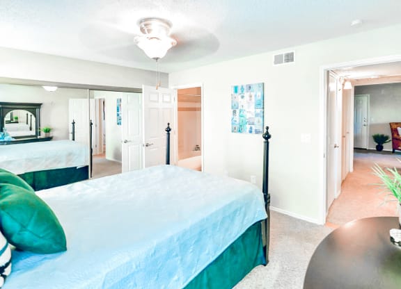 Spacious bedrooms