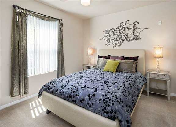 Model bedroom at Superstition Canyon, Arizona, 85209