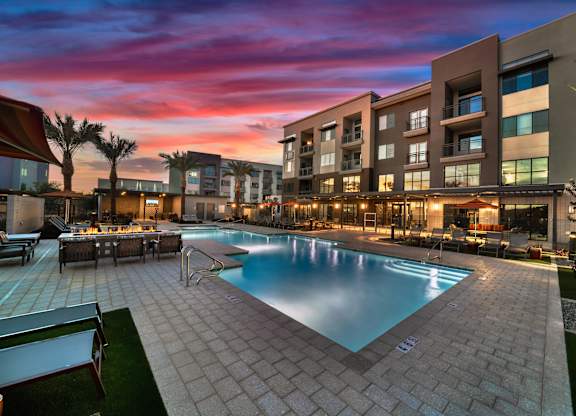 Twilight Pool at Elevation at the Village, Gilbert, AZ 85295