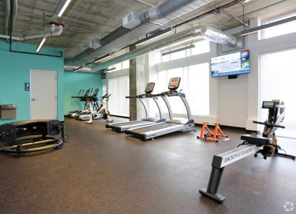 High Endurance Fitness Center at Link Apartments® Canvas, Atlanta, GA, 30312