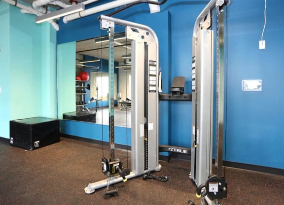 Fully Equipped Fitness Center at Link Apartments® Canvas, Atlanta, GA