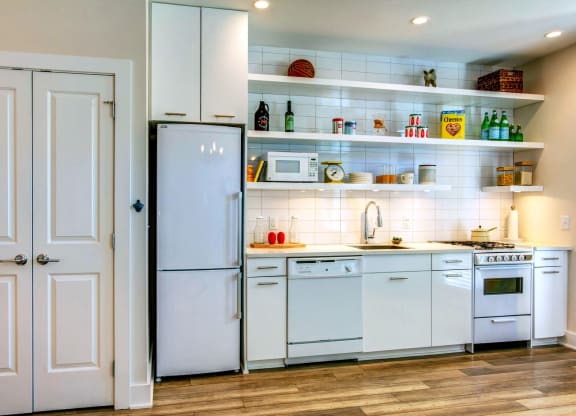 Sleek European Style Cabinetry at Link Apartments® Mixson, North Charleston, SC