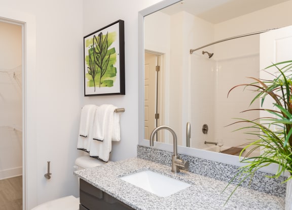 Luxurious Bathrooms at Link Apartments® Linden, North Carolina