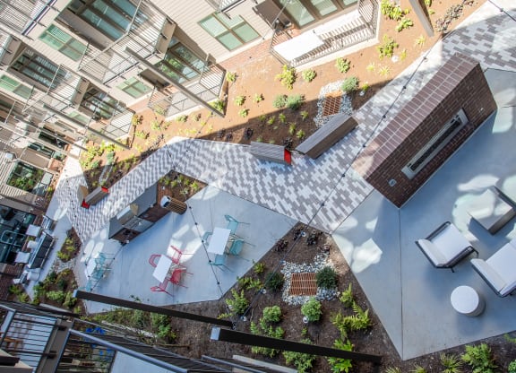 Firepit at Link Apartments® Linden, Chapel Hill, 27517