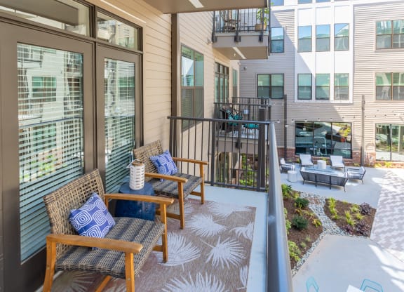 Porch at Link Apartments® Linden, North Carolina