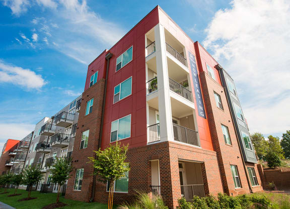 Elegant Exterior View at Link Apartments® Brookstown, Winston Salem, 27101