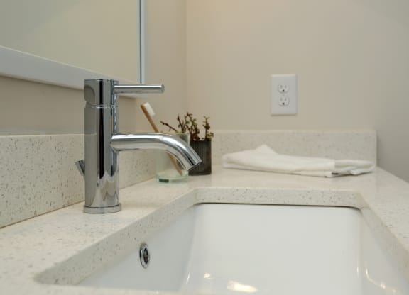 Quartz Bathroom Countertops Phase 1 at Link Apartments® Mixson, North Charleston, SC