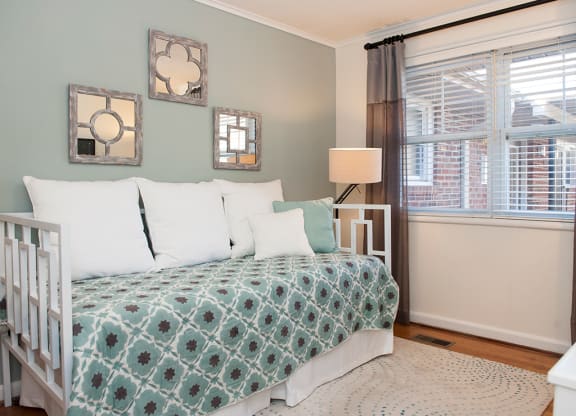 Comfortable Sofa Bed at Glen Lennox Apartments, Chapel Hill, NC