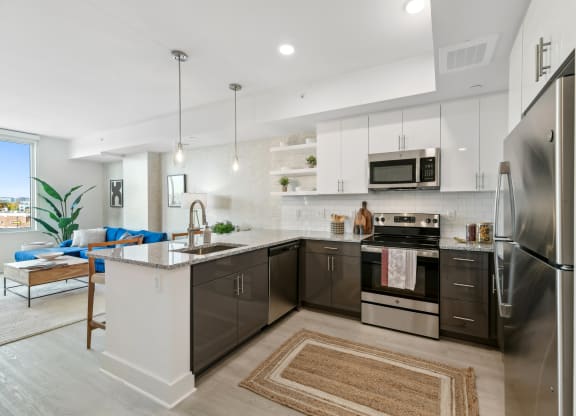 Stainless Steel Appliances at Link Apartments® H Street, Washington, 20002