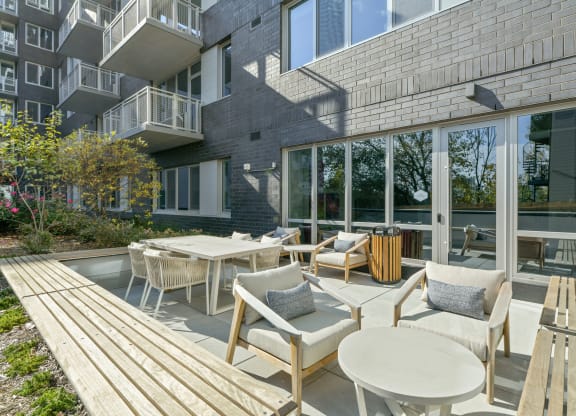 Outdoor Lounge at Link Apartments® H Street, Washington, DC, 20002