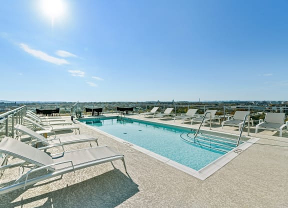 Pool And Sundecks  at Link Apartments® H Street, Washington, 20002