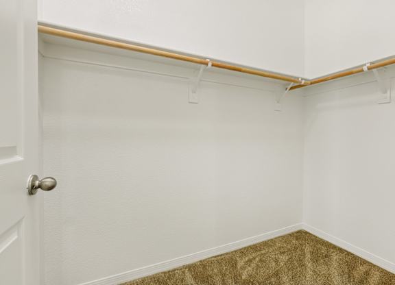 Spacious Closet at Rome Park Villas, North Las Vegas, NV, 89084
