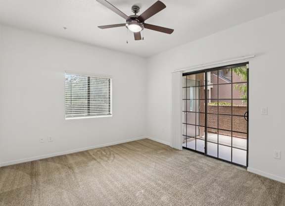Lush Wall-To-Wall Carpeting In Bedrooms at Rome Park Villas, North Las Vegas