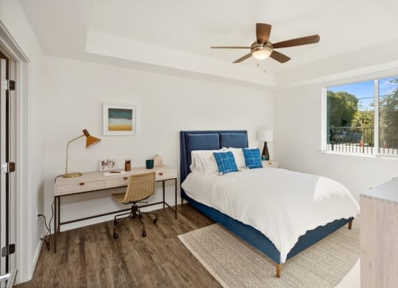 Bedroom and Study at BRIX 325 Apartments