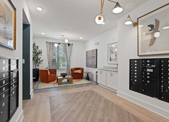 Ovata at Reedy Creek Senior Apartments in Charlotte NC Mailroom and Leasing Office