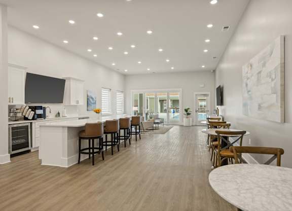 The Grande at Geyser Falls Luxury Apartments Interior Clubhouse with Coffee Bar