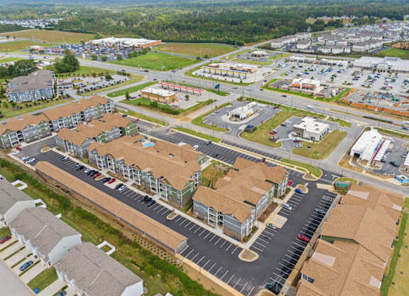 Grande at Geyser Falls Luxury Apartments Aerial View