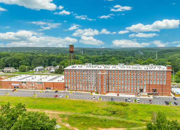 Aerial View of Converse Mill Lofts Apartments in Spartanburg SC