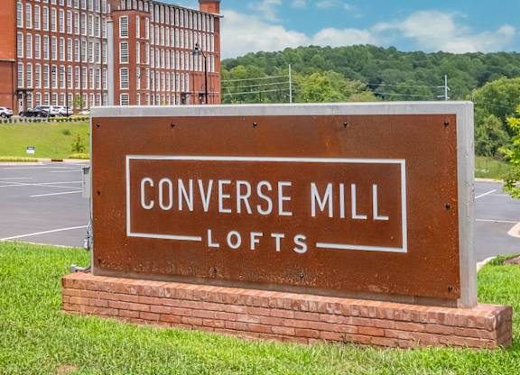 Converse Mill Lofts Monument Sign