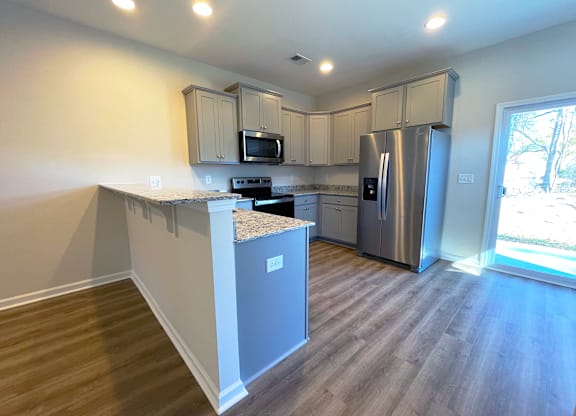 Front view kitchen
