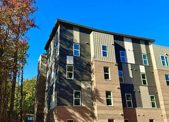 Exterior view of Ovata at Reedy Creek, a brand new affordable senior apartment community