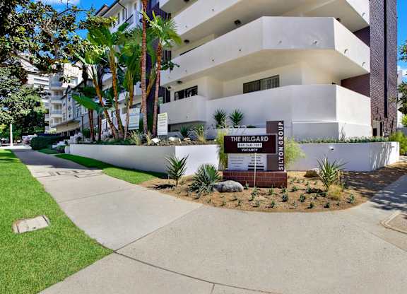 Property Signage at The Hilgard, Los Angeles