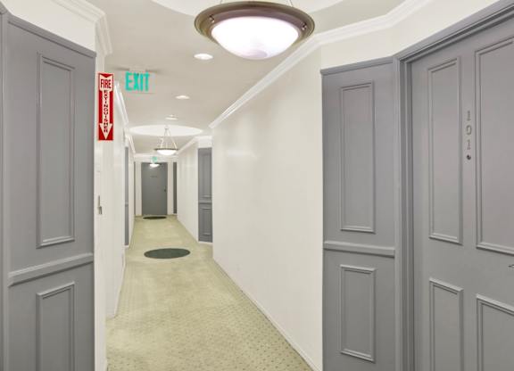 A hallway view
