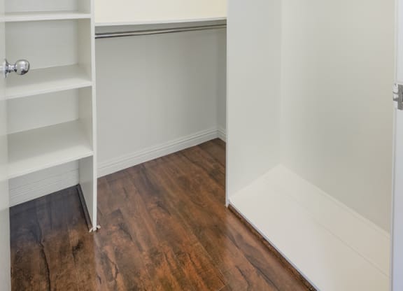 Apartment unit closet