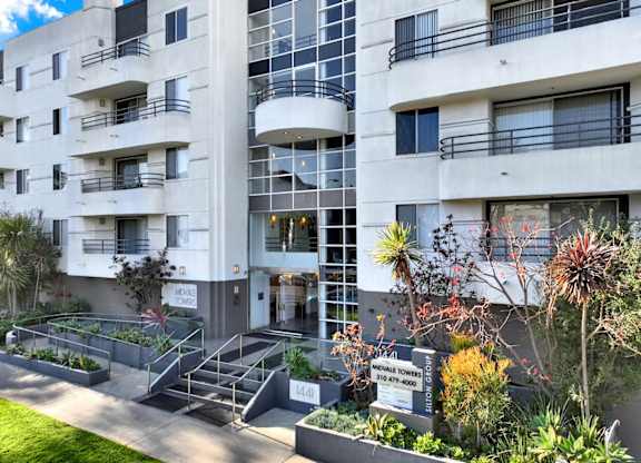 Exterior view at Midvale Towers Apartments Westwood, California
