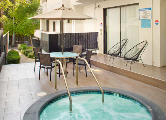 Hot Tub at Park Rochester, Los Angeles, CA, 90024