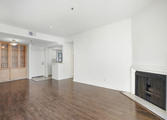 Unfurnished Living Area at Park Rochester, Los Angeles, 90024
