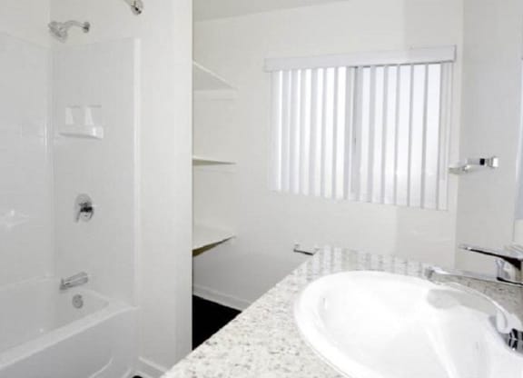 Bathroom With Bathtub at Park Apartments, Norwalk, CA