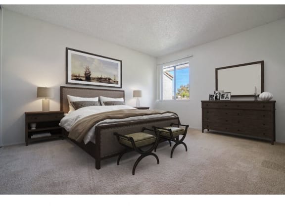 Gorgeous Bedroom at Costa Mesa Family Village, Costa Mesa, California