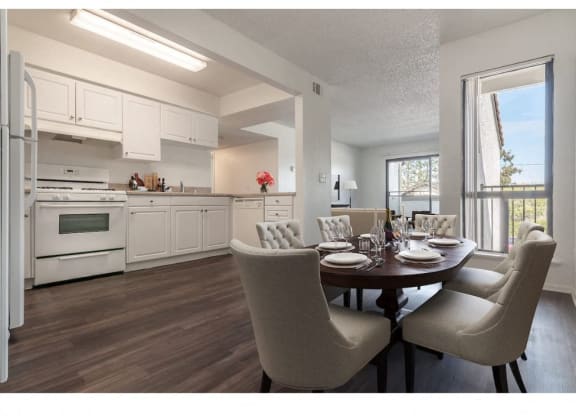 Kitchen And Dining at Costa Mesa Family Village, California
