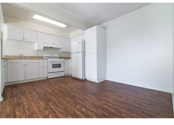 Wood Inspired Plank Flooring at Costa Mesa Family Village, California, 92627