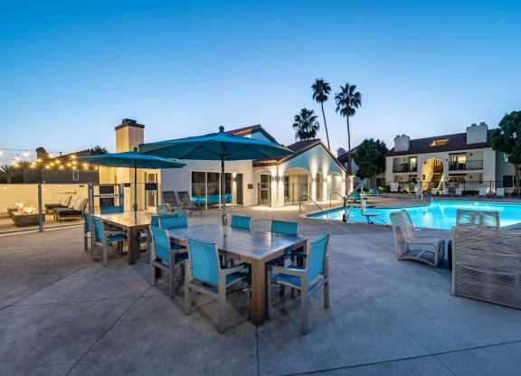 Pool side at Laguna Gardens Apts., California, 92677